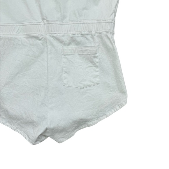 Carolin Ritz Paris White Lace-Up Romper Size 4 - Picture 4 of 7